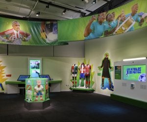 The Perot has a soccer exhibit just in time for the 2026 FIFA World Cup. build your player area
